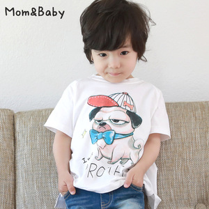 สินค้าใหม่ กำลังมองหาตัวแทนจำหน่าย เสื้อยืดสีขาวพิมพ์ลายสุนัขตลกๆ เนื้อผ้านุ่มบาง ใส่ได้ทั้งชายและหญิง รับจำนวนน้อย - Product Image 1