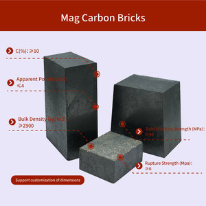 Entrega Rápida de Ladrillos Refractarios de Magnesita Electrofundida de Alta Calidad MgO-C (Marca LKT Origen Shandong) - Product Image 2