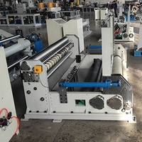Máquina Cortadora automática de rollos de papel Kraft pequeño, máquina cortadora y rebobinadora automática de rollos de papel