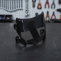 Plaque d'immatriculation ventilée noire brillante style moto Light Bee X pour accessoires de moto électrique Surron