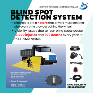 Système de détection d'angle mort pour bus EU R151 77Ghz BSIS Radar Side Sensor, capteur micro-ondes, système anti-collision BSM BSD - Product Image 6