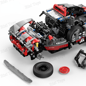 <span class=keywords><strong>RAstar</strong></span> 92700 RSQe-tronE2ชุดของเล่นโมเดลตัวต่อประกอบรถ1:14ชุดของเล่นตัวต่อสร้างบล็อคของขวัญ - Product Image 2
