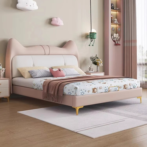 Cama de gato de madera personalizable de lujo moderno para niños para Villa Hotel o apartamento muebles de dormitorio diseñados para niños - Product Image 2