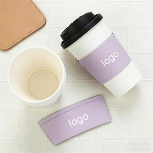 Factory Direct Customizable Free Design White Kraft Paper <b>Coffee</b> Cup With Sleeve Insulated Ideal for <b>Takeaway</b> Beverage Packaging - Product Image 2