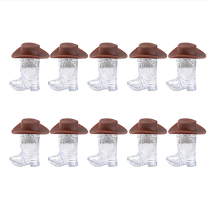 10 pezzi Mini cappelli da Cowboy addio al nubilato bomboniere per feste di compleanno e nuziali accessori per bambole - Product Image 6