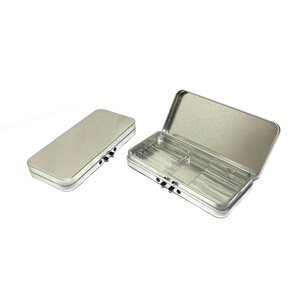Custom <b>Tin</b> Packaging Child Resistant Box Rectangle Mini Cigarette Child Protection CR Metal Box Small <b>Spice</b> <b>Tin</b> Box - Product Image 1