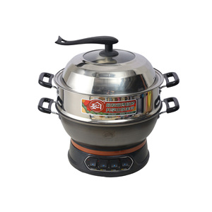 Electric Frying Pan 3L Multi Functional Electric Hot Pot With Mechanical Control For Cooking And Steaming - Product Image 4