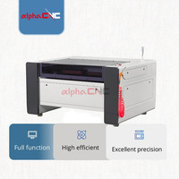 Machine de gravure laser CO2 CNC 3 axes certifiée CE, prête à être expédiée, 130W/180W pour le bois et le caoutchouc, avec prise en charge BMP et refroidissement par eau