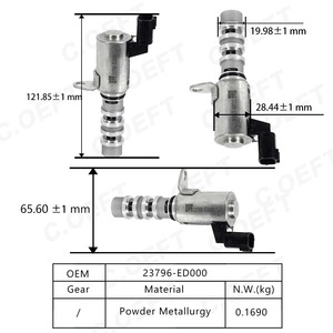 Para Nissan 23796-ED000 <span class=keywords><strong>Auto</strong></span> <span class=keywords><strong>Parts</strong></span> Nueva Válvula de control de solenoide de sincronización de válvula <span class=keywords><strong>variable</strong></span> (VVT) para aceite de motor y ajustador de árbol de levas - Product Image 3