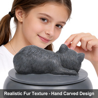 Contenedor Conmemorativo de Resina de Lujo para Cenizas de Mascotas Amadas, Hecho a Mano, Duradero, Ecológico, para Almacenamiento y Exhibición en el Hogar u Oficina