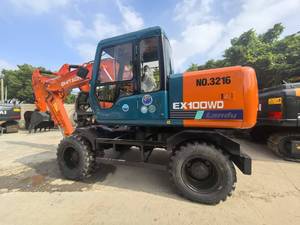 รถขุดล้อยางฮิตาชิ Ex100 มือสอง ผลิตในญี่ปุ่น รถขุดล้อยางฮิตาชิ Ex100 Ex100wd สำหรับขาย - Product Image 4