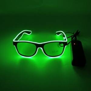 Lunettes illuminées sans fil 3 modes Lunettes lumineuses à LED phosphorescentes pour les fêtes DJ Halloween Noël - Product Image 4