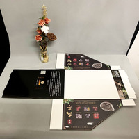 Boîte d'emballage en carton ondulé en gros, présentoir de supermarché pour les collations, carton pliable en papier, chaussettes, éponge, laminage mat