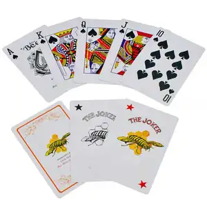 Cartes de poker en papier personnalisées, cartes à jouer imprimées, cartes à jouer de poker