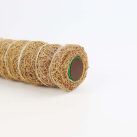 Bâton de coco pour jardinage, tuteur en coco pour plantes grimpantes d'intérieur, bâton de palmier coco