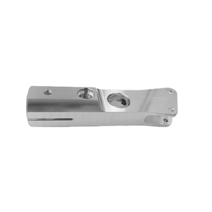 Custom 5 Axis CNC Milled Step Aluminum Slotted Adjustment Lever Automation Equipment Mount Bracket Parts - Product Image 1