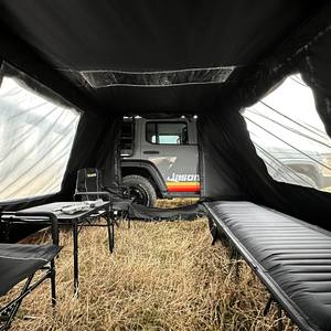 Jason <span class=keywords><strong>Camping</strong></span> noir enduit grande forteresse tente de <span class=keywords><strong>Camping</strong></span> avec évents de fumée de réserve tente latérale de voiture accessoires de <span class=keywords><strong>Camping</strong></span> SUV - Product Image 5