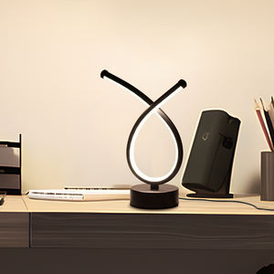 Lampu meja LED <span class=keywords><strong>3</strong></span> warna kontrol sentuh kontemporer dengan sistem pencahayaan Plug USB untuk Hotel, rumah Modern, kantor, dan kamar tidur - Product Image 6