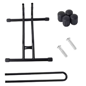 Soporte de <span class=keywords><strong>suelo</strong></span> de bicicleta desmontable portátil Nuevo diseño dividido Estante de estacionamiento de bicicleta vertical tipo L - Product Image 4