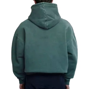 Sudadera con Capucha para Hombre, Estilo Urbano, Lavada y Desgastada, Corte Cuadrado, Sudadera Esencial de Alta Calidad, Estilo Vintage - Product Image 6