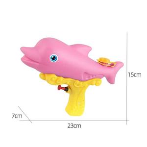 Pistolet à eau en forme d'animal de dessin animé 450 ml, 5 modèles : dinosaure, perroquet, requin, dauphin, chiot – Jouet d'été pour enfants, idéal pour les jeux en extérieur, cadeau parfait - Product Image 6