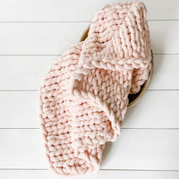 Fil à tricoter super épais en chenille pour le tricot à la main, fil à tricoter super épais pour tapis, boule douce, fil à tricoter super épais