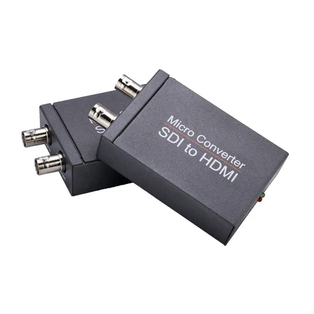 SDI mikro ke HDMI + SDI Mini 3G HD, konverter mikro Video loopout dengan adaptor daya USB pengganti HDMI ke SDI untuk kamera