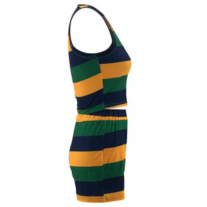 Shorts attillati a righe stile caldo estivi da <span class=keywords><strong>donna</strong></span> con stampa Casual Costume di carnevale - Product Image 2