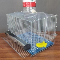 Nouvelle Cage d'Élevage en Plastique pour Poulets, Petits Oiseaux, Cailles, Cailles-d'Inde, Pigeons, Perruches – Cage à Pondoir à Haute Productivité