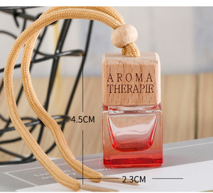 Soporte de cubo para Perfume de coche, botella de aromaterapia de vidrio vacío, difusor, colgante, 8ml - Product Image 5