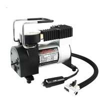 Prix d'usine Pompe à air pour pneus de voiture portable en plastique 12V avec manomètre numérique Moniteur de pression des pneus Mini compresseur d'air