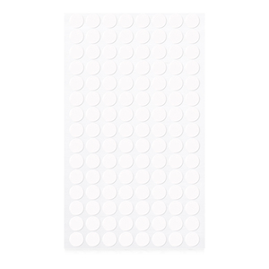 120Pcs Circular Transparent Adhesive Sticker Clear Double-Sided Strong Tape <b>Sticky</b> <b>Dots</b> for Nail Color Chart Display Salon Use - Product Image 1