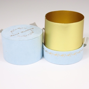 Tùy chỉnh tinh tế Vòng kẹo Hộp Quà tặng đám cưới cho kẹo ngọt sô cô la in nổi với Ribbon đóng cửa mới ủng hộ đám cưới - Product Image 2