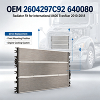 Radiador de Alto Rendimiento 2604297C92 640080 para Sistema de Refrigeración de Navistar International Prostar 122 2010-2013 (Repuesto)