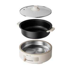หม้อไฟฟ้าอเนกประสงค์แบร์ 4 ลิตร สำหรับใช้ในครัวเรือน สีขาวทรงกลม - Product Image 4