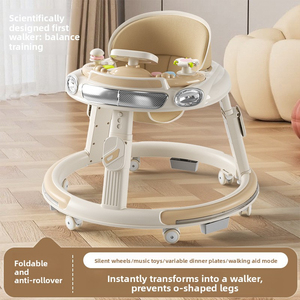Best Foldable Baby <b>Push</b> <b>Walker</b> with Anti-O-leg Anti-rollover, Music, and 3-in-1 Design for 6-18 Months - Product Image 3