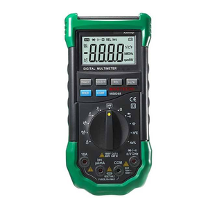 เครื่องทดสอบไฟฟ้า MASTECH MS8268 แบบอัตโนมัติ พร้อมจอ LCD แสดงค่าโวลต์ แอมป์ โอห์ม ความจุ และ NCV - Product Image 2