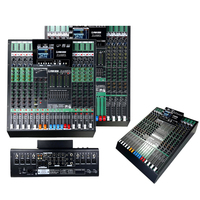 Console de mixage audio numérique professionnelle 8/12 canaux avec alimentation fantôme 48V, effets DSP, Bluetooth et USB pour scène, mariage, studio