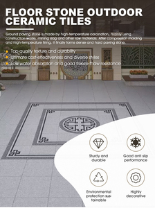 Piastrelle in Porcellana per Pavimentazione Esterna Antiscivolo Permeabile all'Acqua per Vialetti e Giardini - Product Image 4