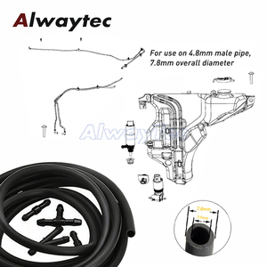 14 Uds Kit de boquilla de limpiaparabrisas delantero 8S4Z17603AA manguera de chorro y fluido de arandela con conector para Ford Focus 2008 <span class=keywords><strong>2011</strong></span> - Product Image 6
