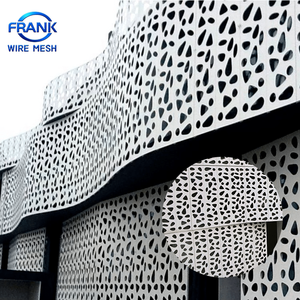 Panneau de façade perforé en aluminium découpé au laser décoratif pour murs-rideaux architecturaux extérieurs - Product Image 3