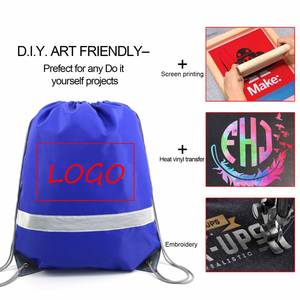 Sac à dos de yoga personnalisé, sac à cordon pas cher, sac de sport promotionnel en polyester avec cordon, sac de sport DIY pour la gym - Product Image 2