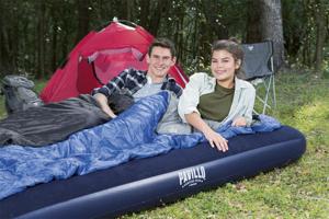 Bestway 67003 Queen <span class=keywords><strong>Size</strong></span> aufblasbare beflockte Luft matratze 203*152*22cm Travel Camping Folding Modernes Plastik bett Outdoor Adventure - Product Image 2