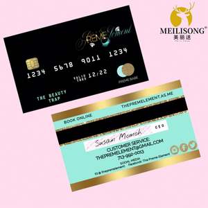 บัตรของขวัญพลาสติกบัตรเครดิตเงินสดแบบทำมือ - Product Image 2