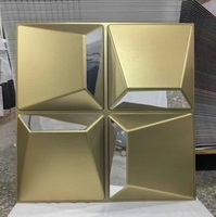 Panneaux décoratifs muraux intérieurs 3D géométriques modernes en PVC personnalisés, carreaux DIY 19,7x19,7 po, ignifuges, insonorisés, garantie 5 ans, pour salon