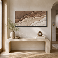 Peinture sur toile moderne abstraite Vague marine, Art mural texturé 3D de haute qualité, Paysages marins naturels, Tableau mural à suspendre pour hôtels