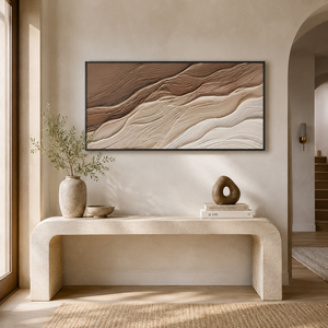 <span class=keywords><strong>Dipinto</strong></span> su <span class=keywords><strong>Tela</strong></span> Moderno Astratto con Onde Marine, Arte Murale 3D di Alta Qualità, Paesaggi Marini Naturali per Hotel - Product Image 1