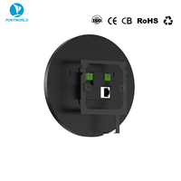 Écran tactile rond IPS personnalisable de 4 pouces / 5 pouces avec RJ45 POE Ethernet pour le contrôle de la maison intelligente