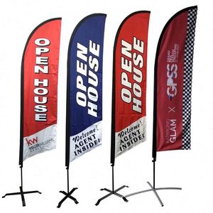 Banderas de Plumas Promocionales para Publicidad, Banderas de Playa para Exteriores, Banderas de Vela Comerciales - Product Image 1