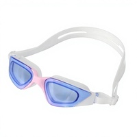 Nouvelles lunettes de natation anti-fuite avec protection UV, verres anti-buée en PC et sangle en silicone souple pour enfants